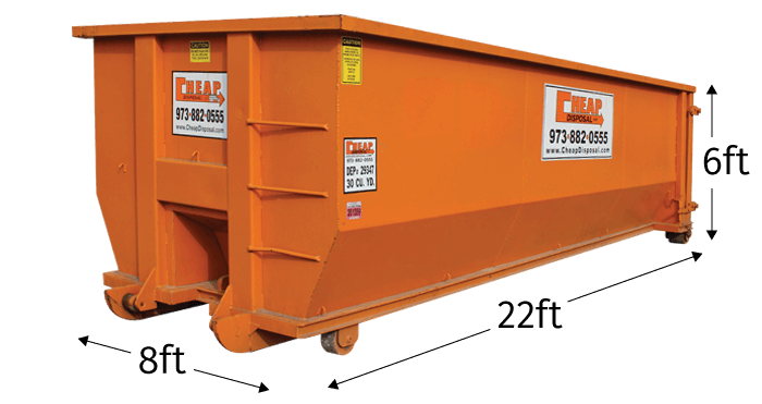 30 cubic yard container rental NJ