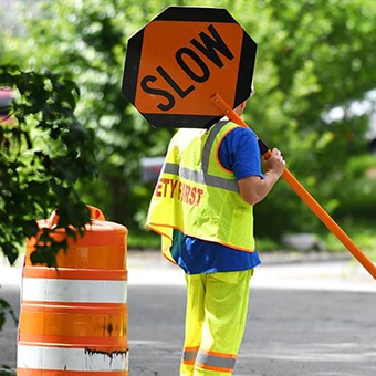 Portable Toilet Rental for Road Crew Unit